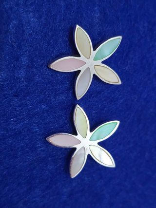 Pendientes plata 925 - Flores
