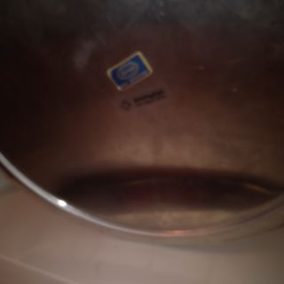 Vassoio oro zecchino 2rkt e acciaio inox