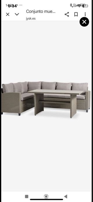 Mesa para jardin