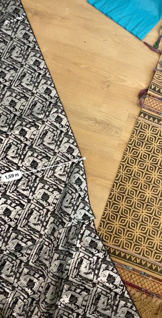 Tecidos Jacquard - Prata e Preto