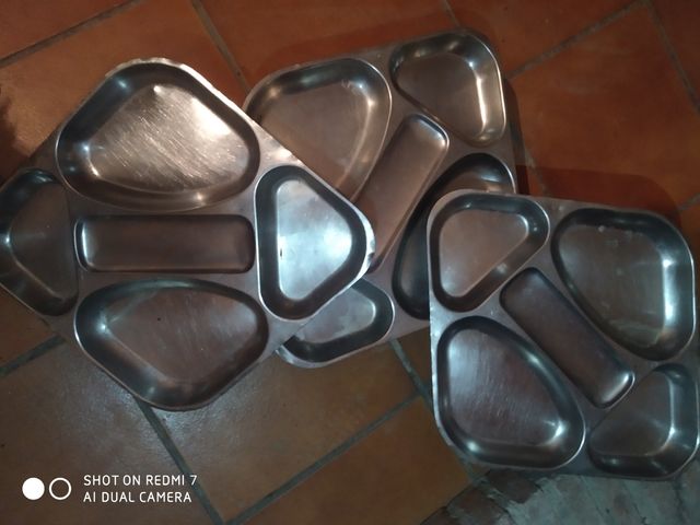 Bandejas buffet acero inoxidable