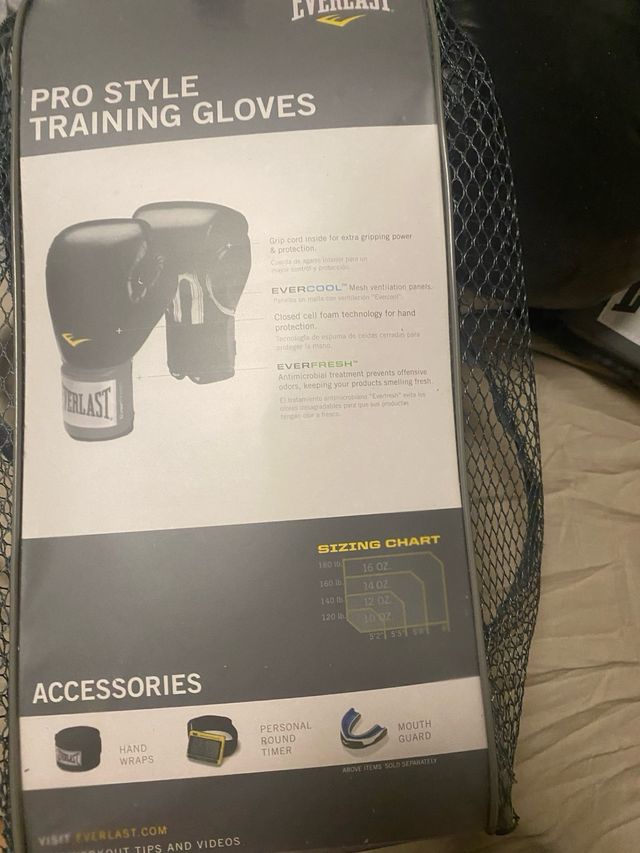 Guantes Everlast 10oz - Pro Style