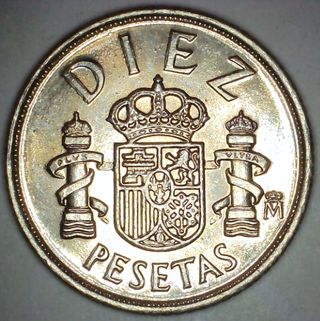 10 Pesetas España 1985