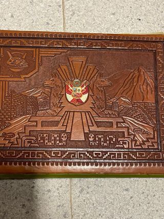 Album di francobolli in pelle Old Peru