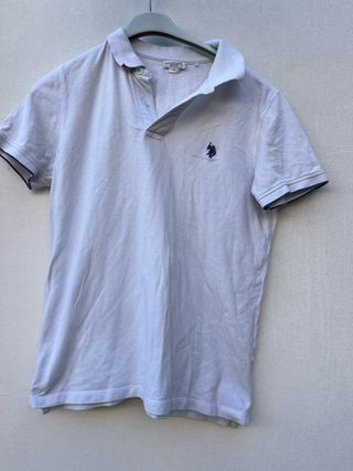 Polo U.S. Polo Assn. uomo bianco tg.M