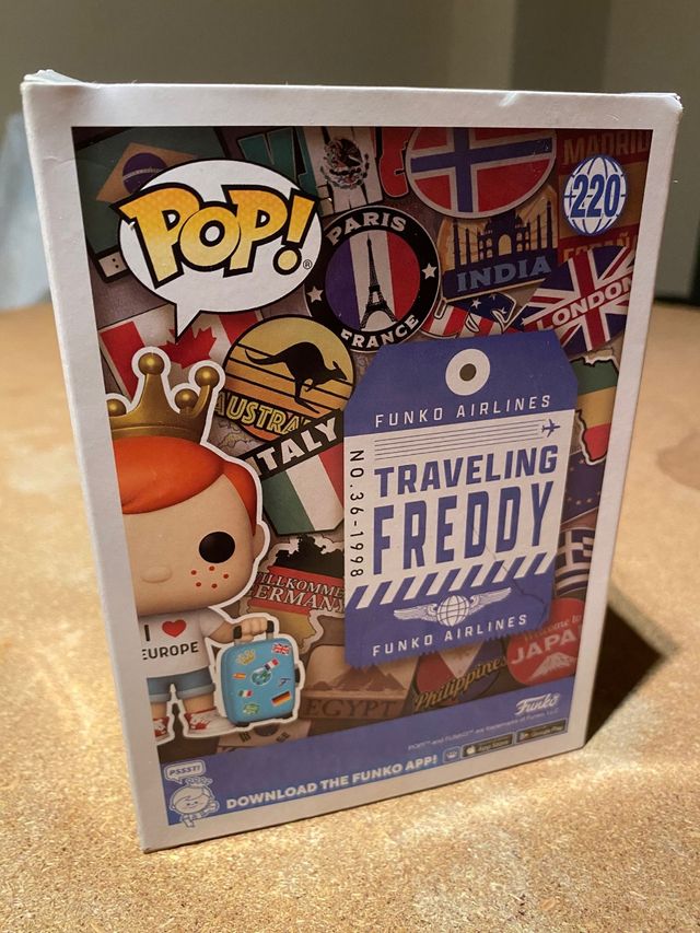 Funko Pop! Freddy Viajero Europa