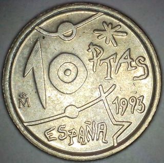 10 Pesetas España 1993