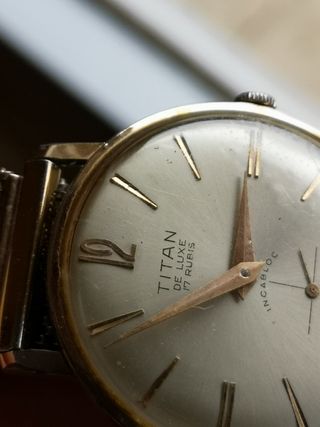 Reloj Titan De Luxe 17 Rubis Incabloc