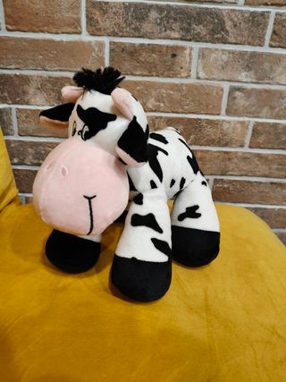 Peluche mucca - tenera e morbida