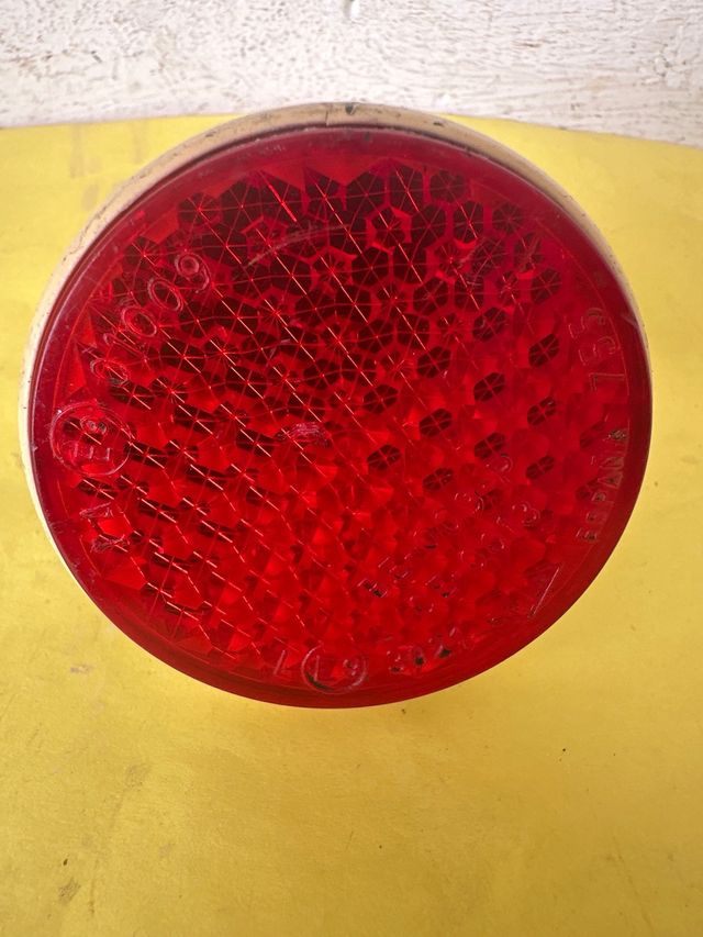 Catadrioptico,refrectante,rojo clásico bmx