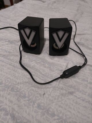 Altavoces PC - 2 uds. negros