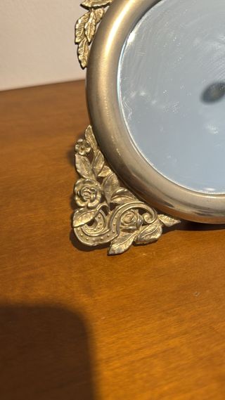 Espejo tocador vintage metal