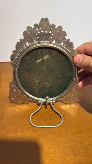 Espejo tocador vintage metal