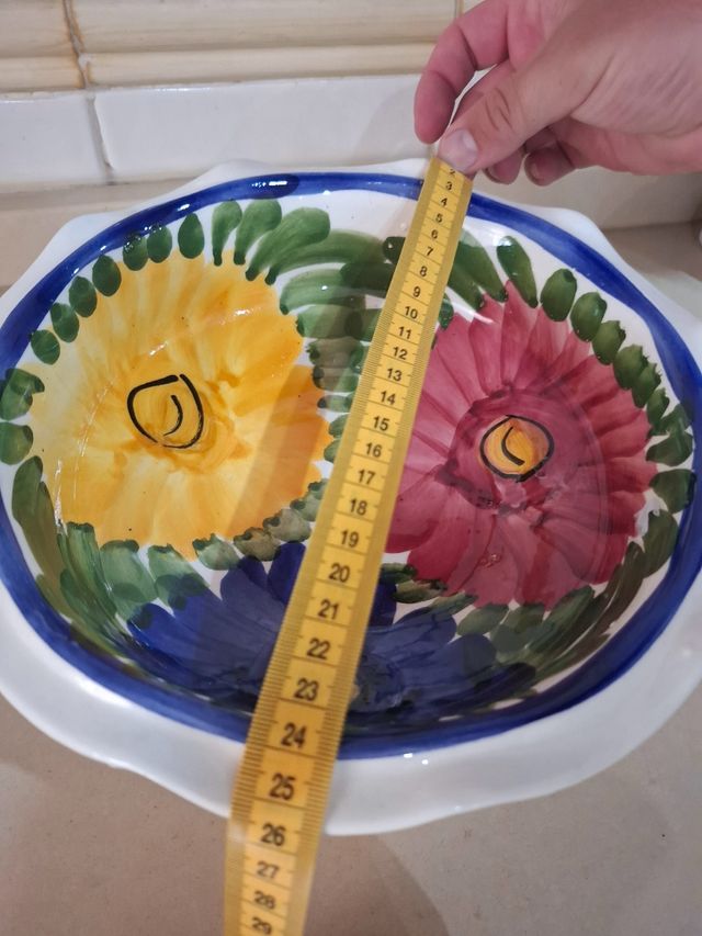 Taça Fruta Pintada à Mão