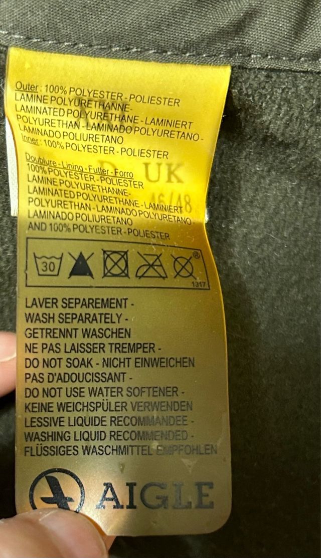 Chaqueta caza ante caqui