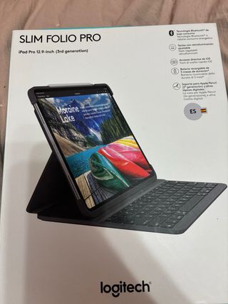 Logitech Slim Folio Pro iPad 12.9" (3ª gen
TECLADO