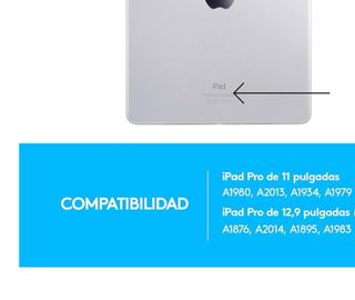 Logitech Slim Folio Pro iPad 12.9" (3ª gen
TECLADO