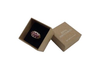sortija oro 18k con piedra con diamante,rubi t. 16 (17,84 mm)