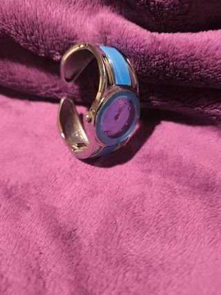 Reloj pulsera mujer azul plata