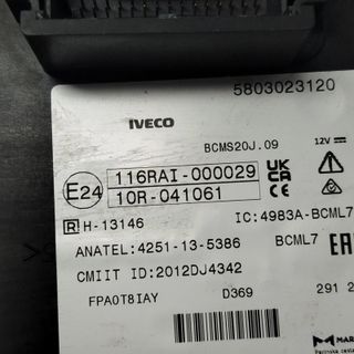 Unidad de control Iveco Daily 5803023120 BCMS20J.09