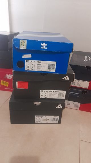 Cajas zapatillas Adidas, Nike, Puma, Reebok, Vans