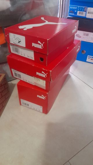 Cajas zapatillas Adidas, Nike, Puma, Reebok, Vans