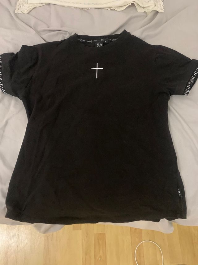 Camiseta Black Owl negra - Talla S