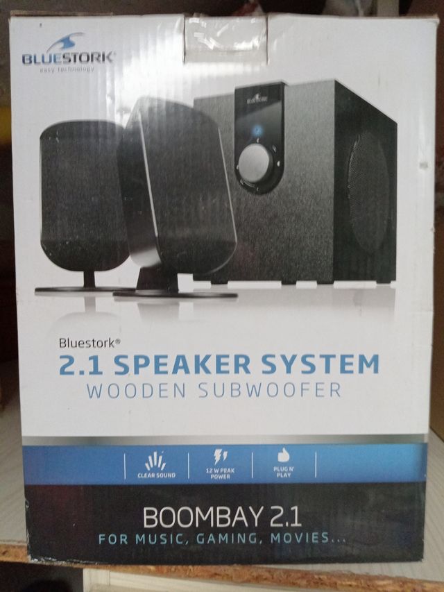 Altavoces Bluestork BoomBay 2.1 12w