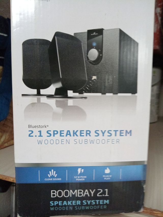 Altavoces Bluestork BoomBay 2.1 12w