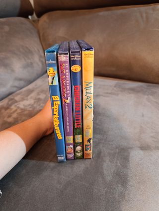 Pack 4 DVDs infantiles animadas