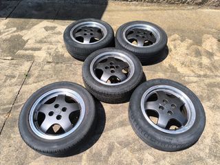 5 Llantas Speedline 15" Renault 21 GTI