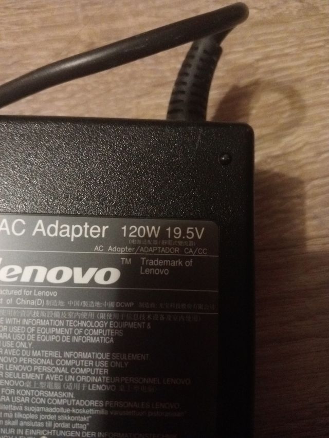 Cargador Lenovo 120W 19.5V