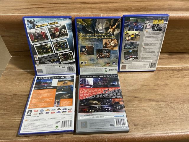 4 juegos PlayStation 2, juego de rally no lo tengo