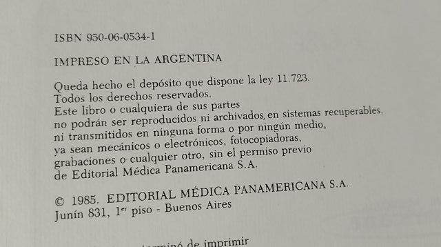 Cirugia del Hombro , 1985