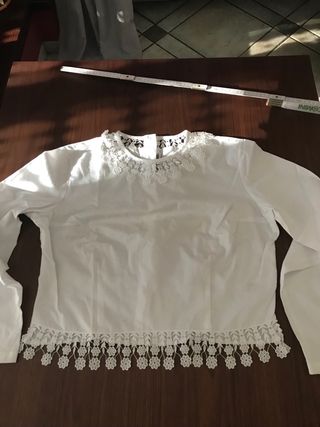 Blusa Enara Caniche bianca tg.L