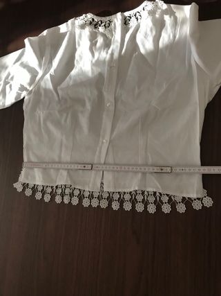 Blusa Enara Caniche bianca tg.L
