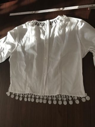 Blusa Enara Caniche bianca tg.L