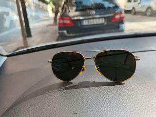 Gafas Aviador Doradas