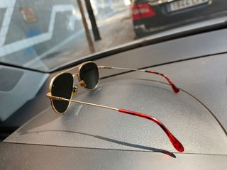 Gafas Aviador Doradas