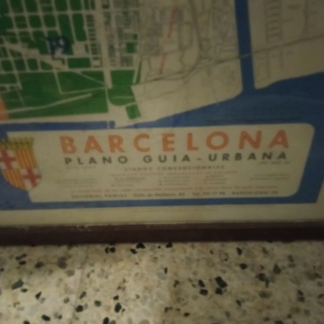 Plano guia urbana de Barcelona 1983