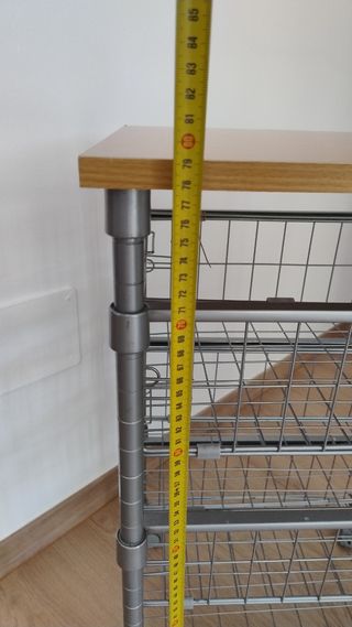 Carrito auxiliar cocina - 3 cestas