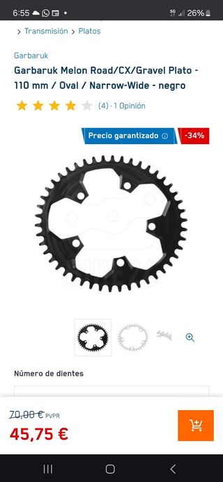 Plato Garbaruk Melon 110bcd Oval