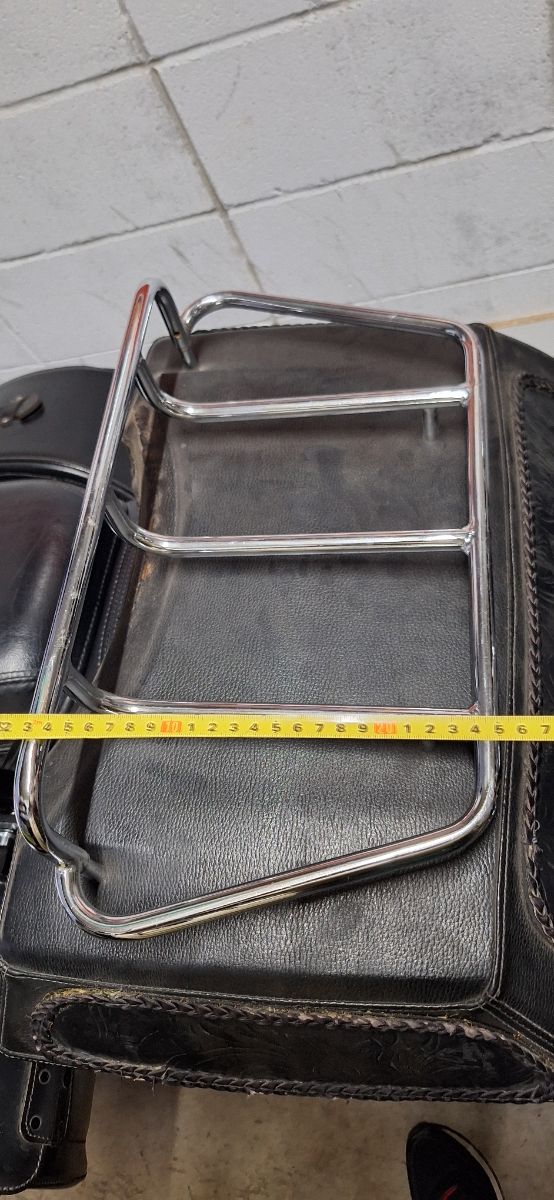 Portapaquetes Cromado Moto