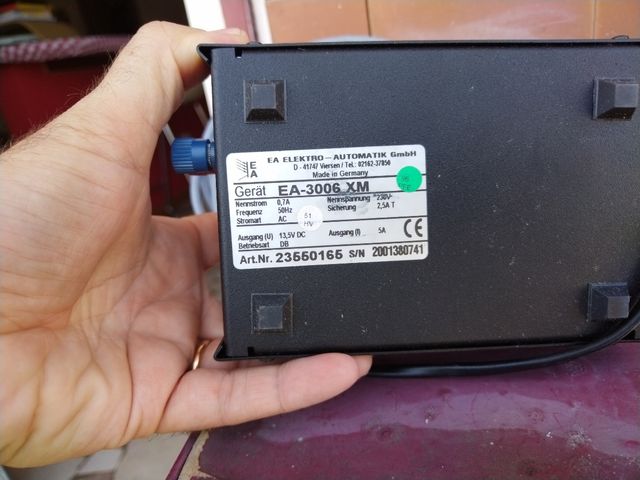 Alimentatore EA-3006 XM 13.5V