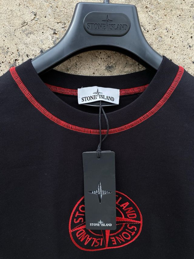 Camiseta Stone Island negra - Talla L