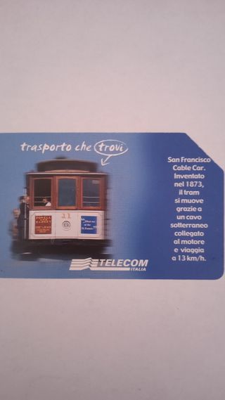 Carta Telefonica Telecom Italia - San Francisco Ca