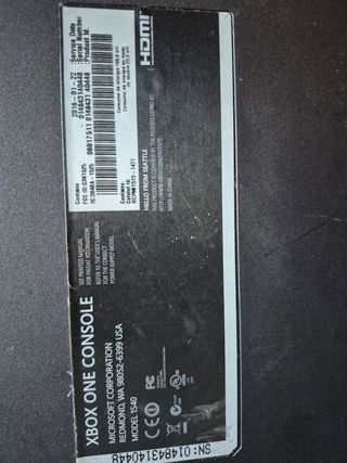 Xbox One nera