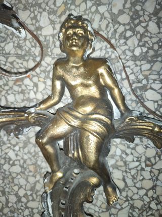 Applique a parete, 2 luci, angeli