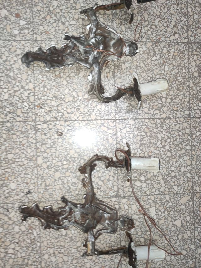 Applique a parete, 2 luci, angeli