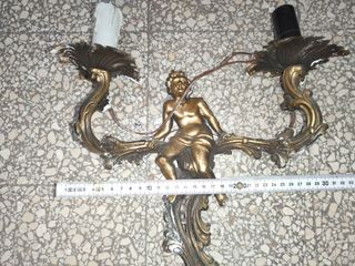Applique a parete, 2 luci, angeli
